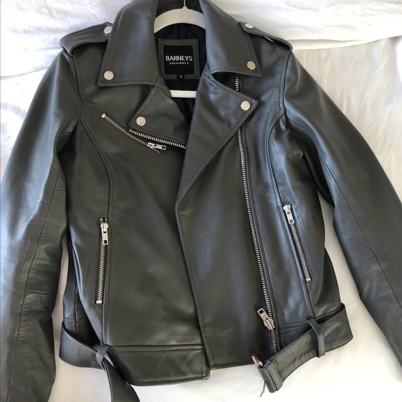 Grey Genuine Leather Jacket - HUGE DISCOUNT - Picture 3 of 5